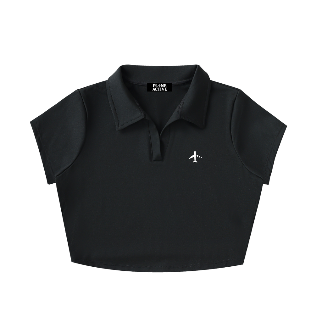 Travel Essential Women's Crop Performance Polo