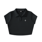Travel Essential Women's Crop Performance Polo